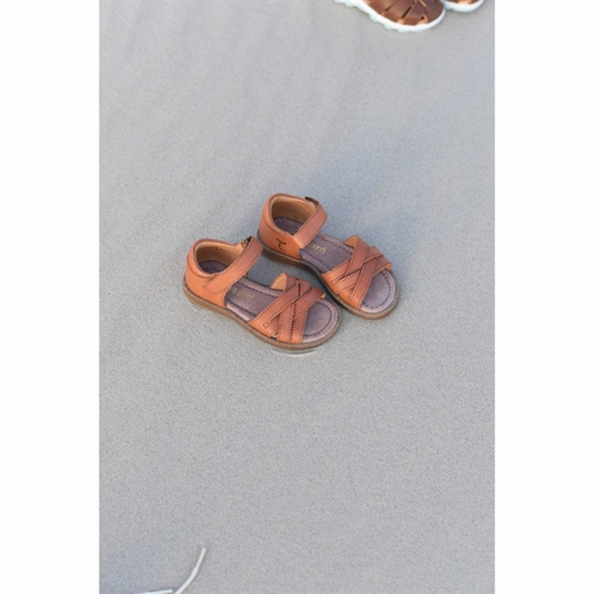 Bisgaard Becca C Sandal Tan Basketball shoes