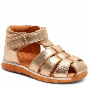 Bisgaard Billie Sandal Platin Water shoes Embellished shoes