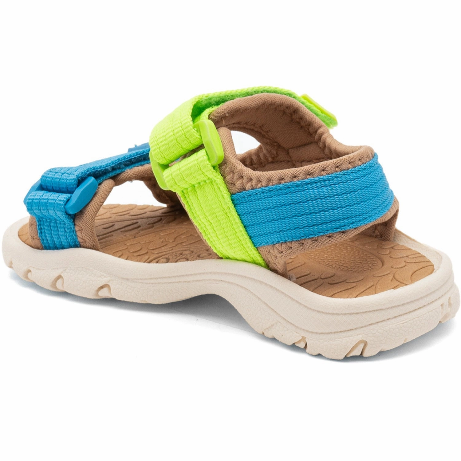 Bisgaard Bright Blue/Green Nico Sandal Lace-up