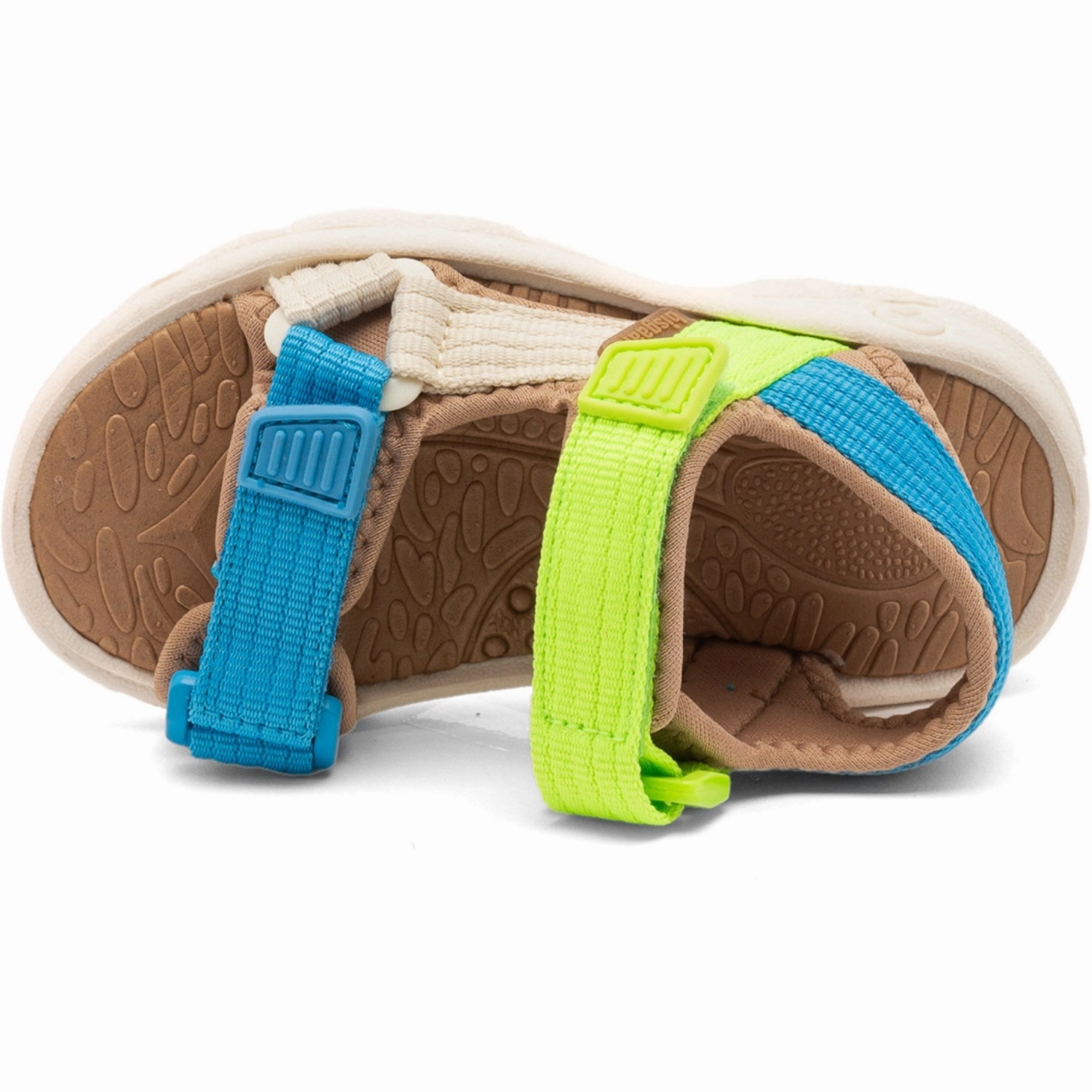 Bisgaard Bright Blue/Green Nico Sandal Lace-up