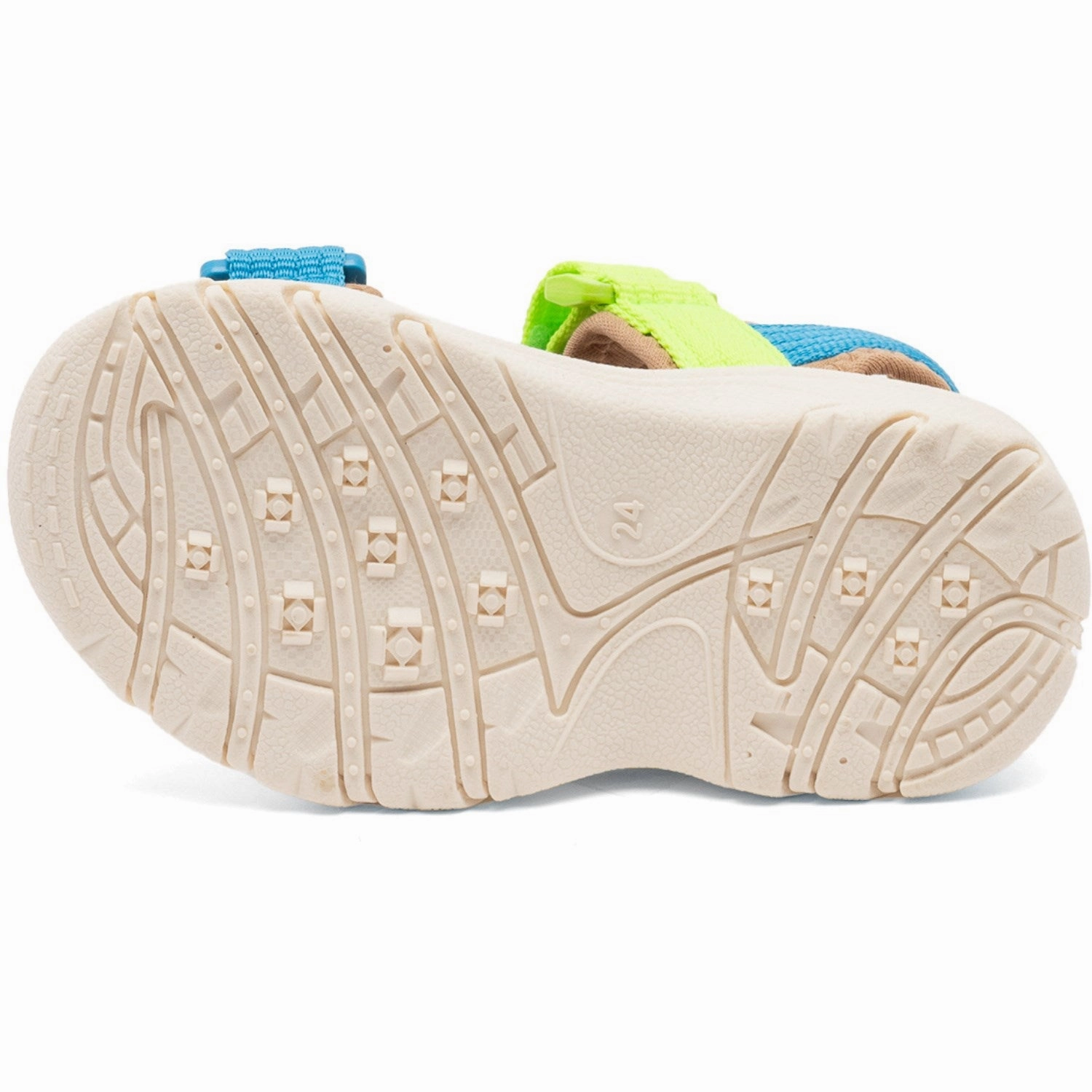 Bisgaard Bright Blue/Green Nico Sandal Lace-up