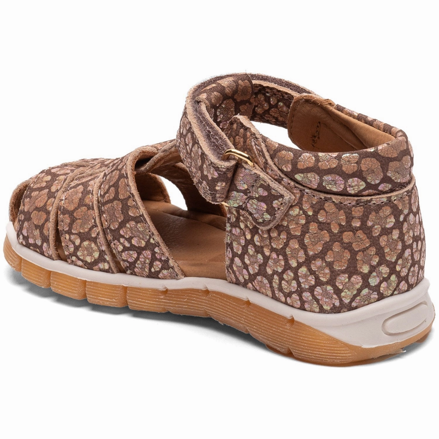 Bisgaard Brown Leopard Billie Sandal Brogues