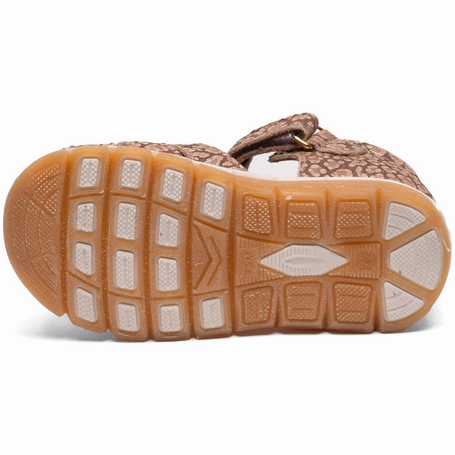 Bisgaard Brown Leopard Billie Sandal Brogues