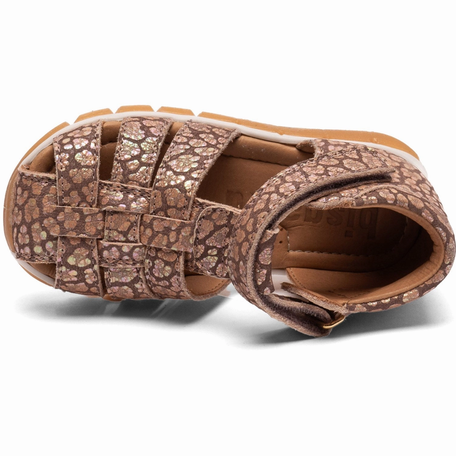 Bisgaard Brown Leopard Billie Sandal Brogues