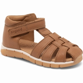 Bisgaard Caramel Billie Sandal Leather shoes Combat boots