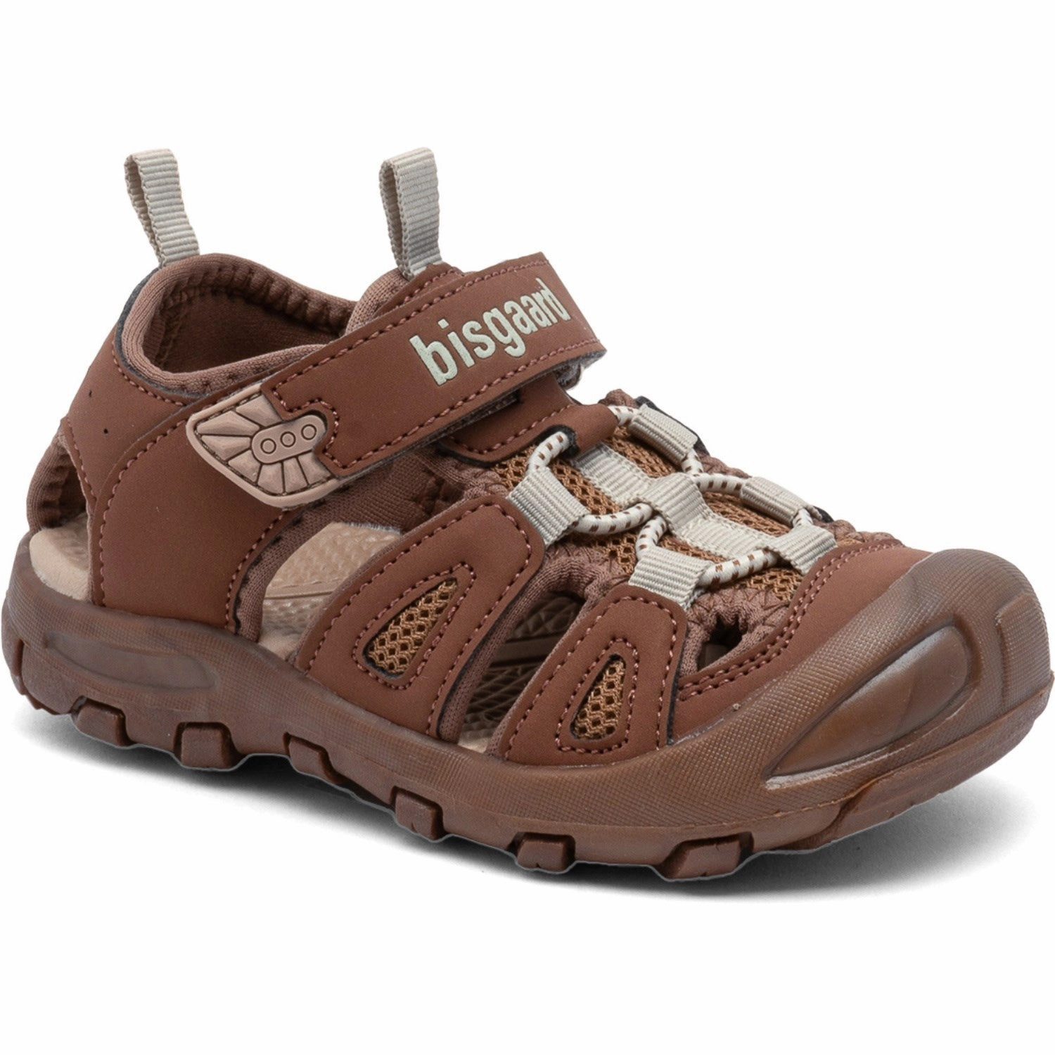 Bisgaard Chocolate Parker Velcro Shoe Indoor shoes Ballet flats