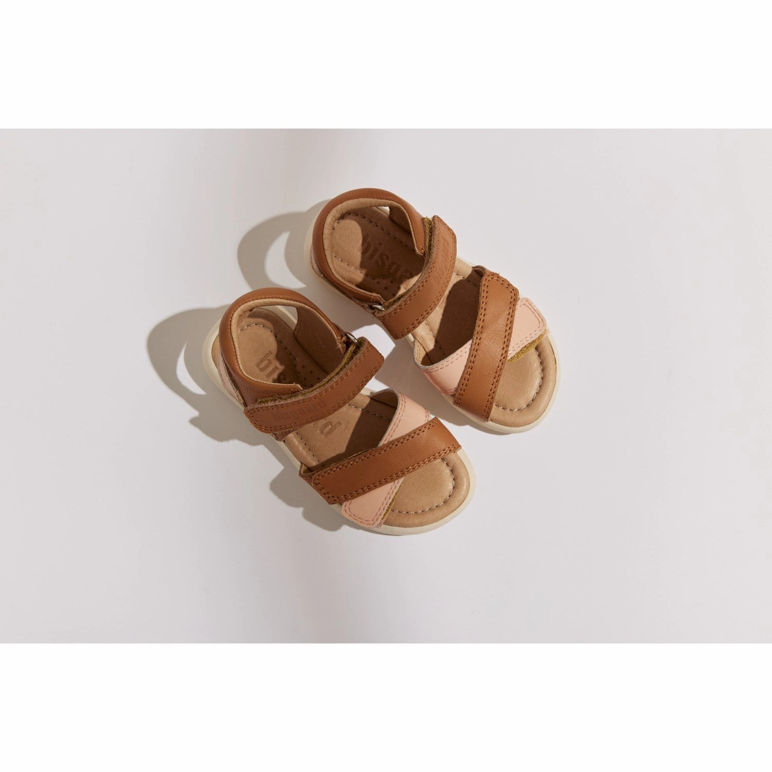 Bisgaard Cognac Sofie Sandal Mesh shoes
