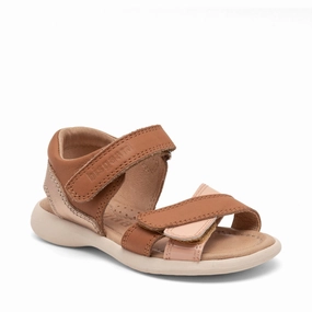 Bisgaard Cognac Sofie Sandal Mesh shoes Dress shoes