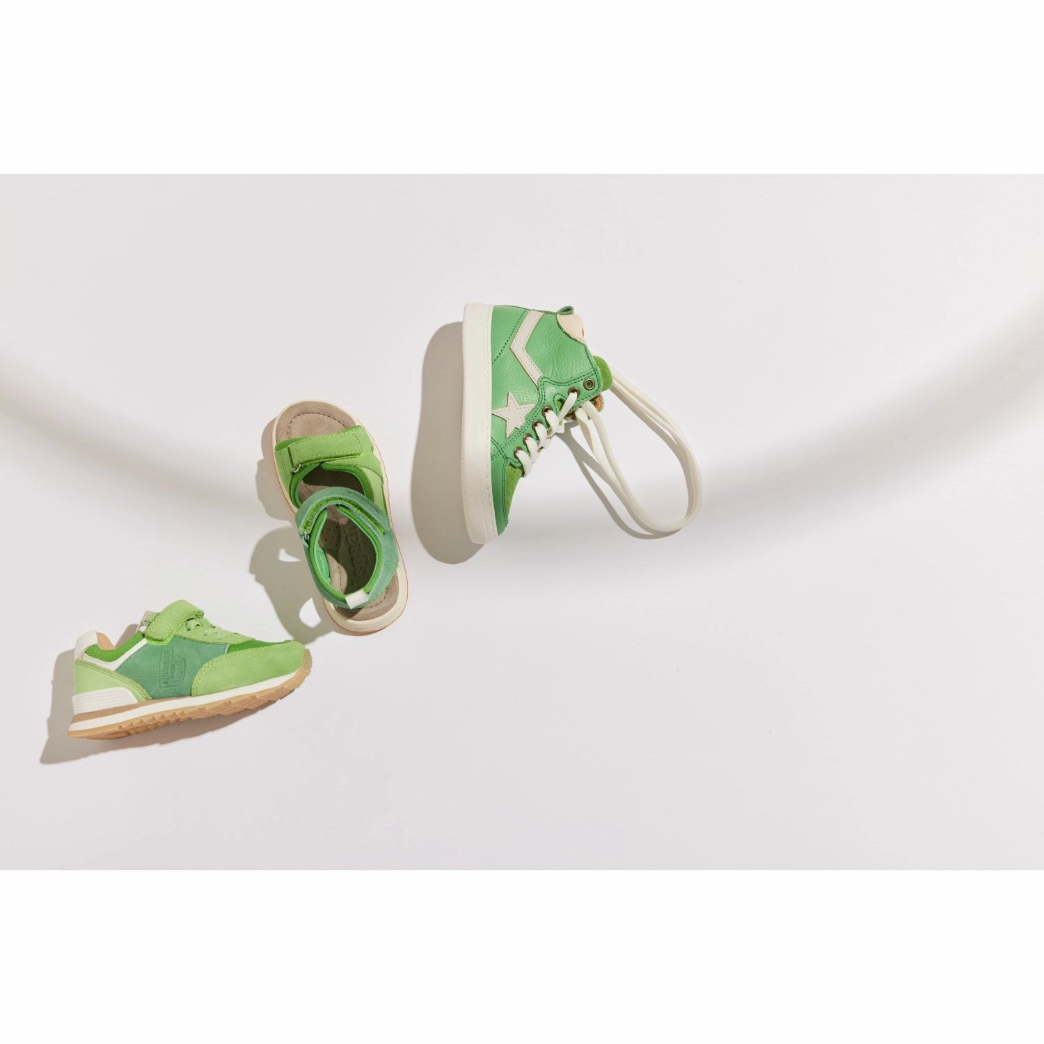 Bisgaard Forest Green Coco Sandal Derbies