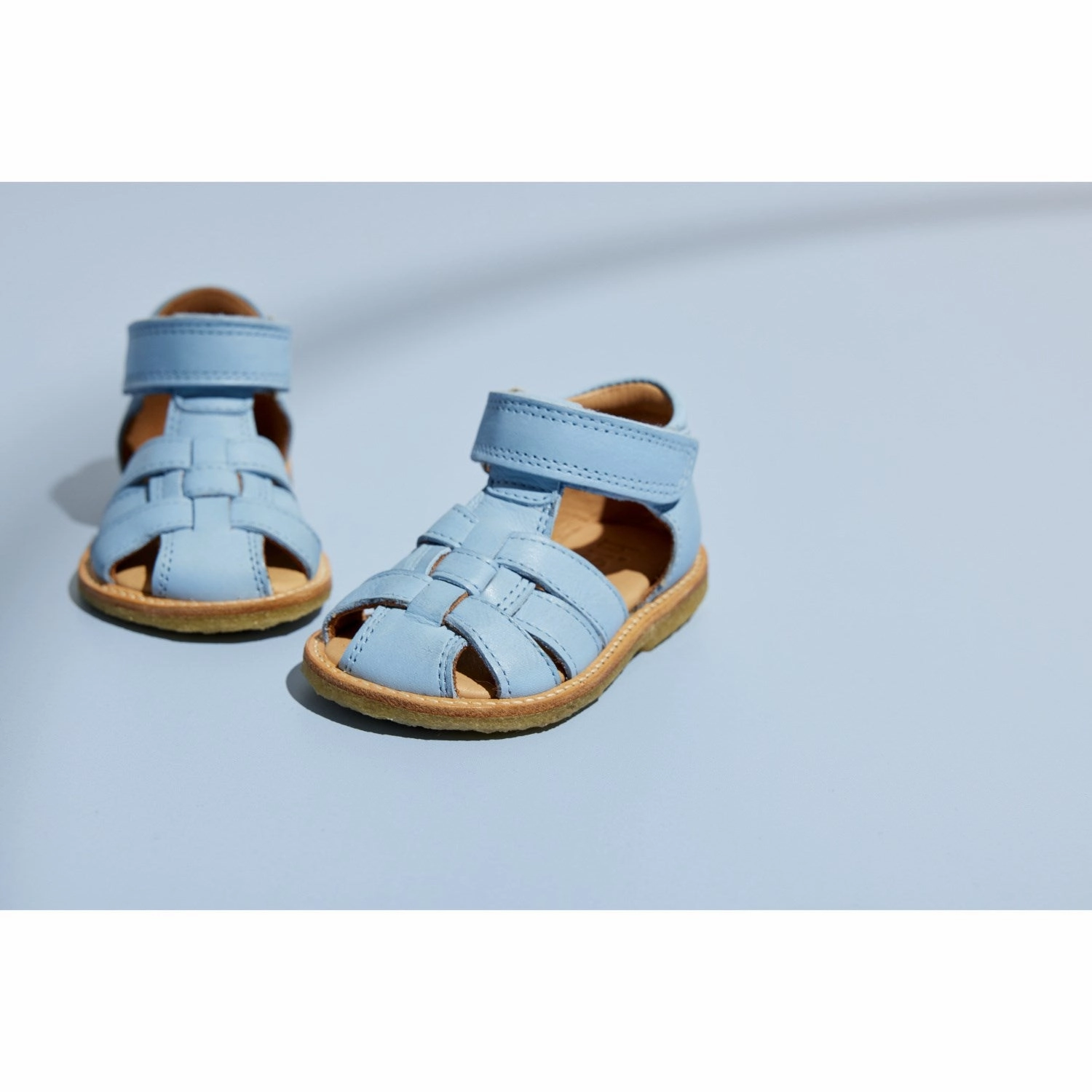 Bisgaard Ice Blue Ami Sandal Cushioned insoles