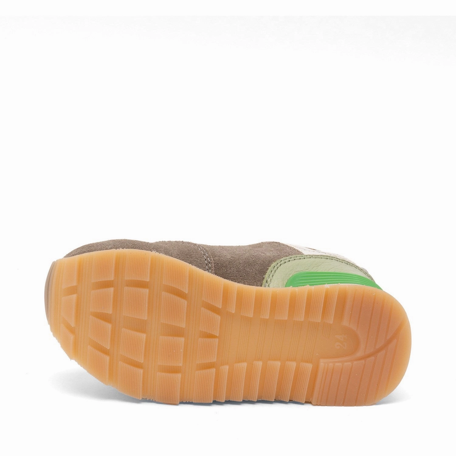 Bisgaard Khaki Winston Velcro Shoe Suede shoes