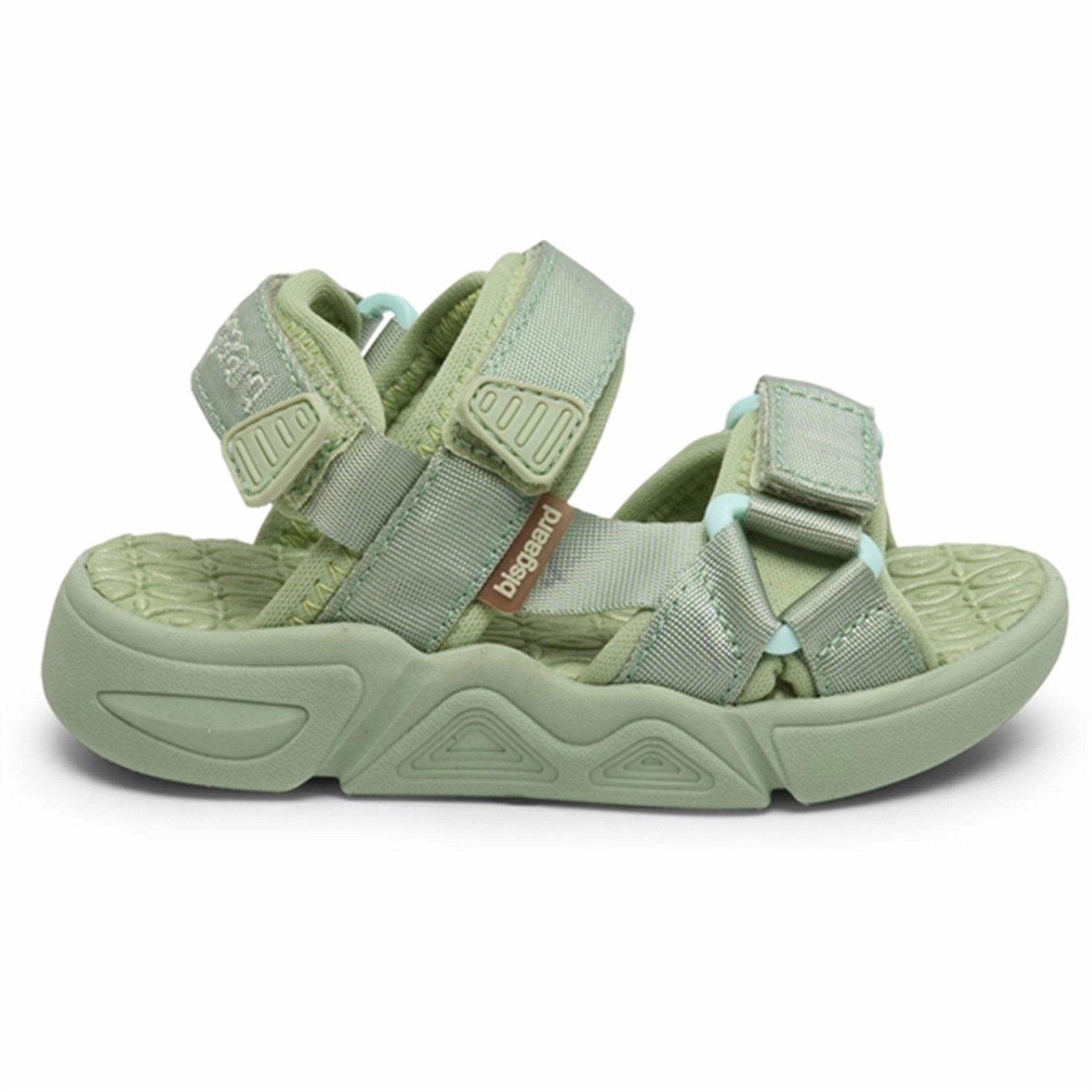 Bisgaard Louis Sandal Green Arch support Suede shoes