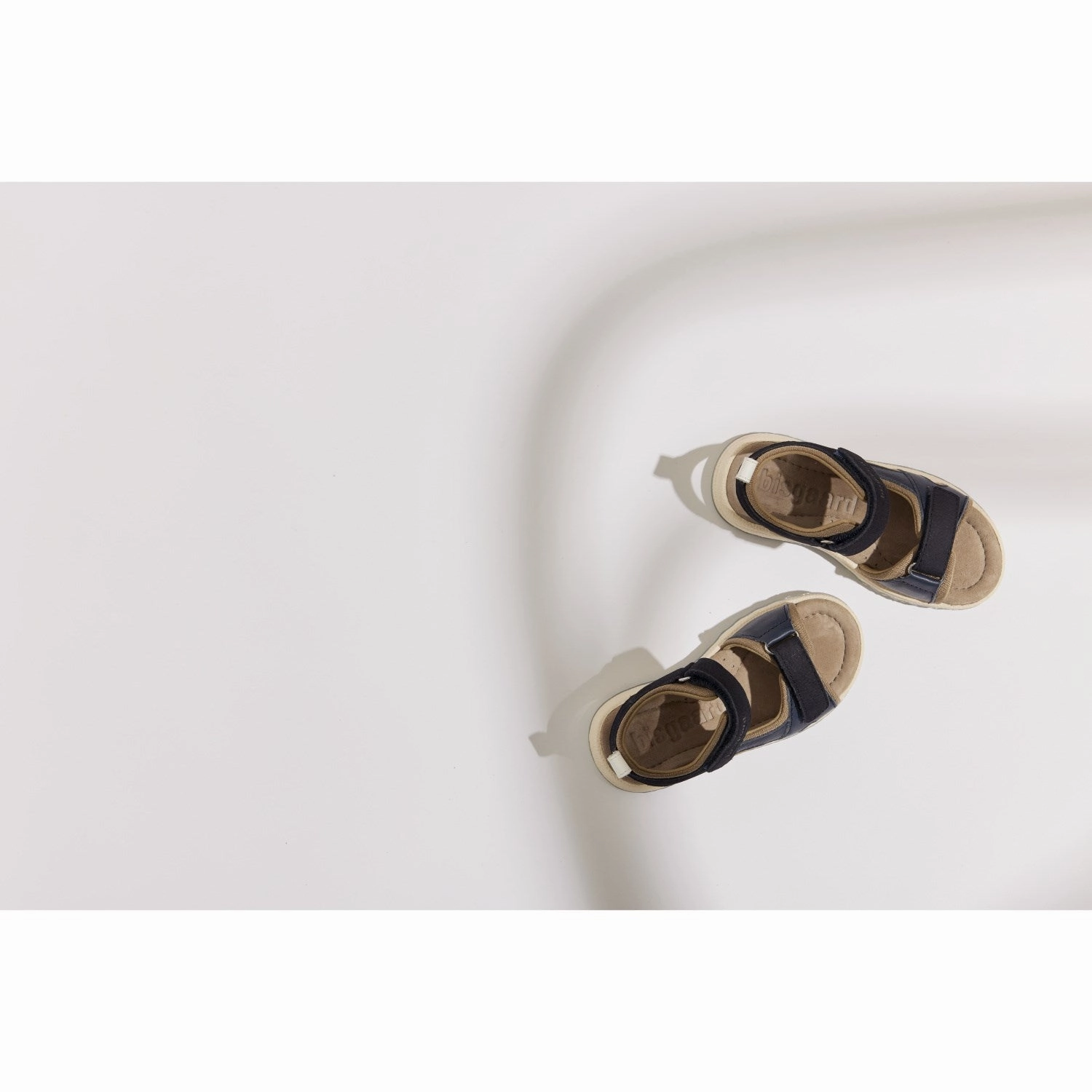 Bisgaard Navy Coco Sandal Leather shoes