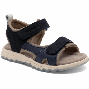 Bisgaard Navy Coco Sandal Leather shoes Surf shoes