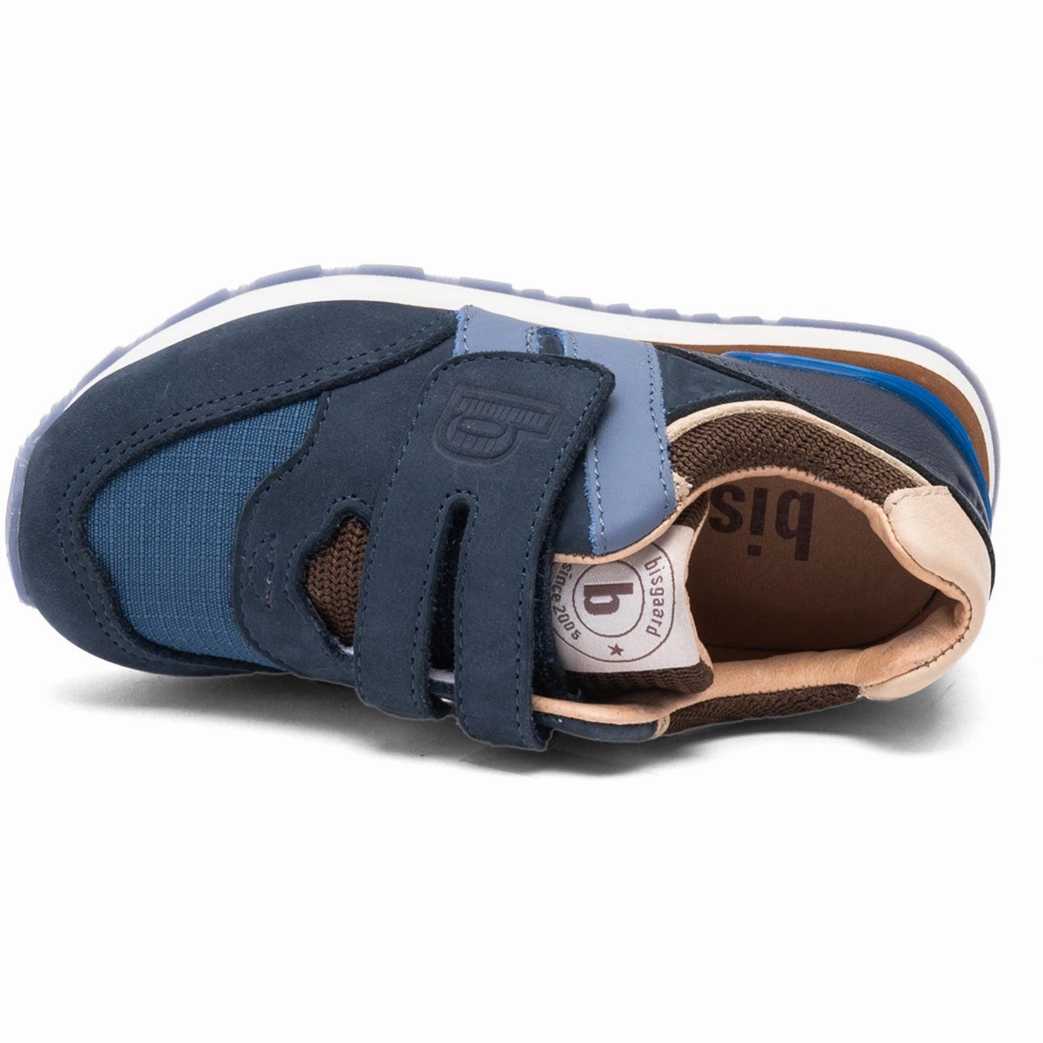 Bisgaard Navy Winston Velcro Shoe Loafers