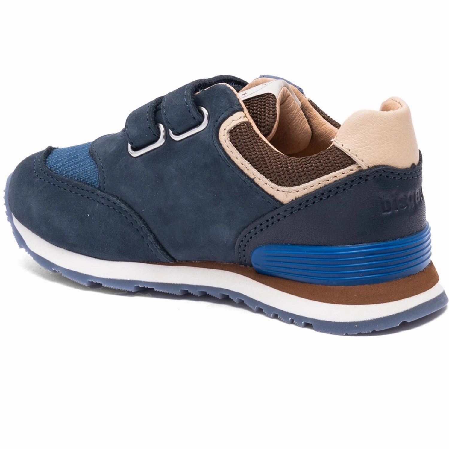 Bisgaard Navy Winston Velcro Shoe Loafers