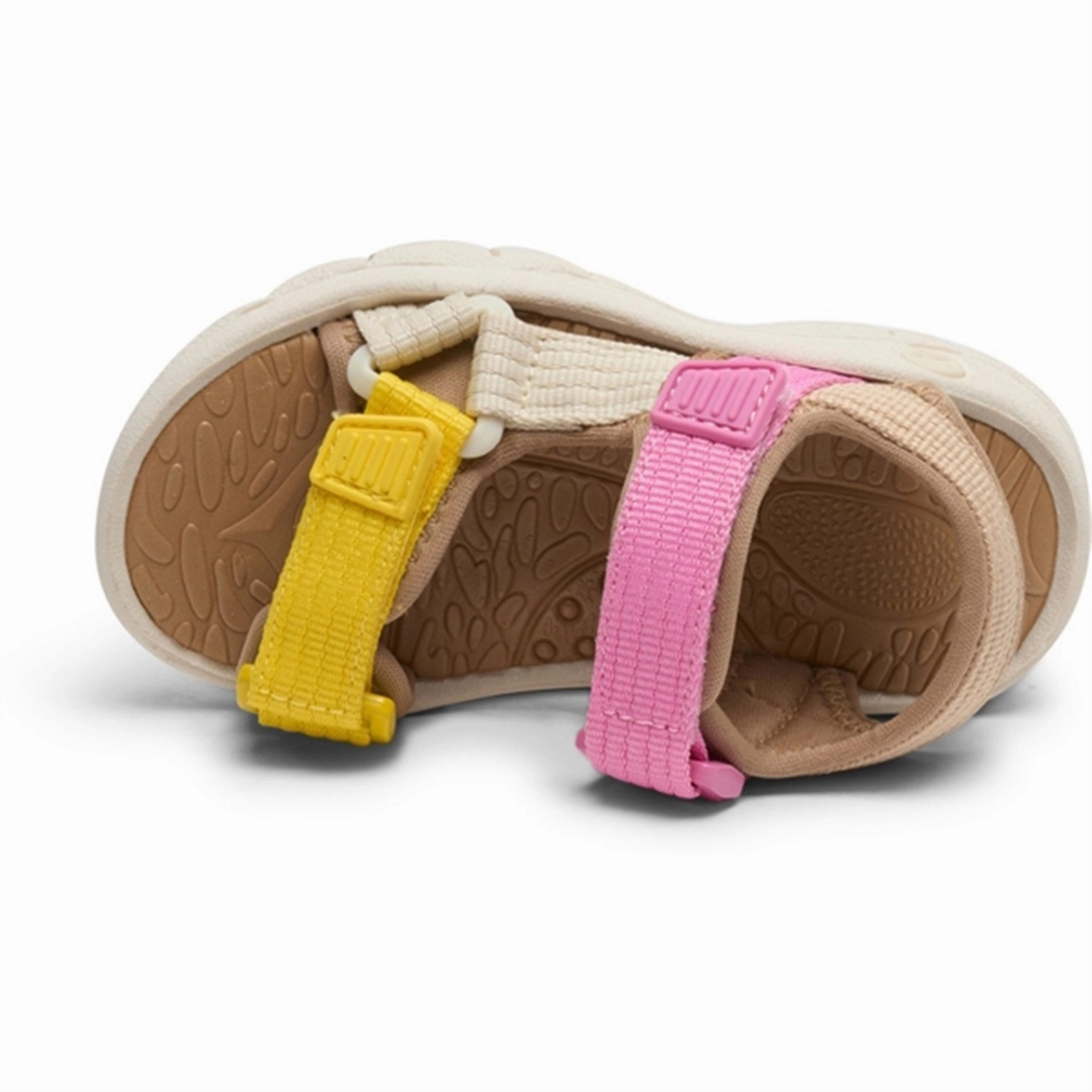 Bisgaard Nico Sandal Yellow/Pink Wedges