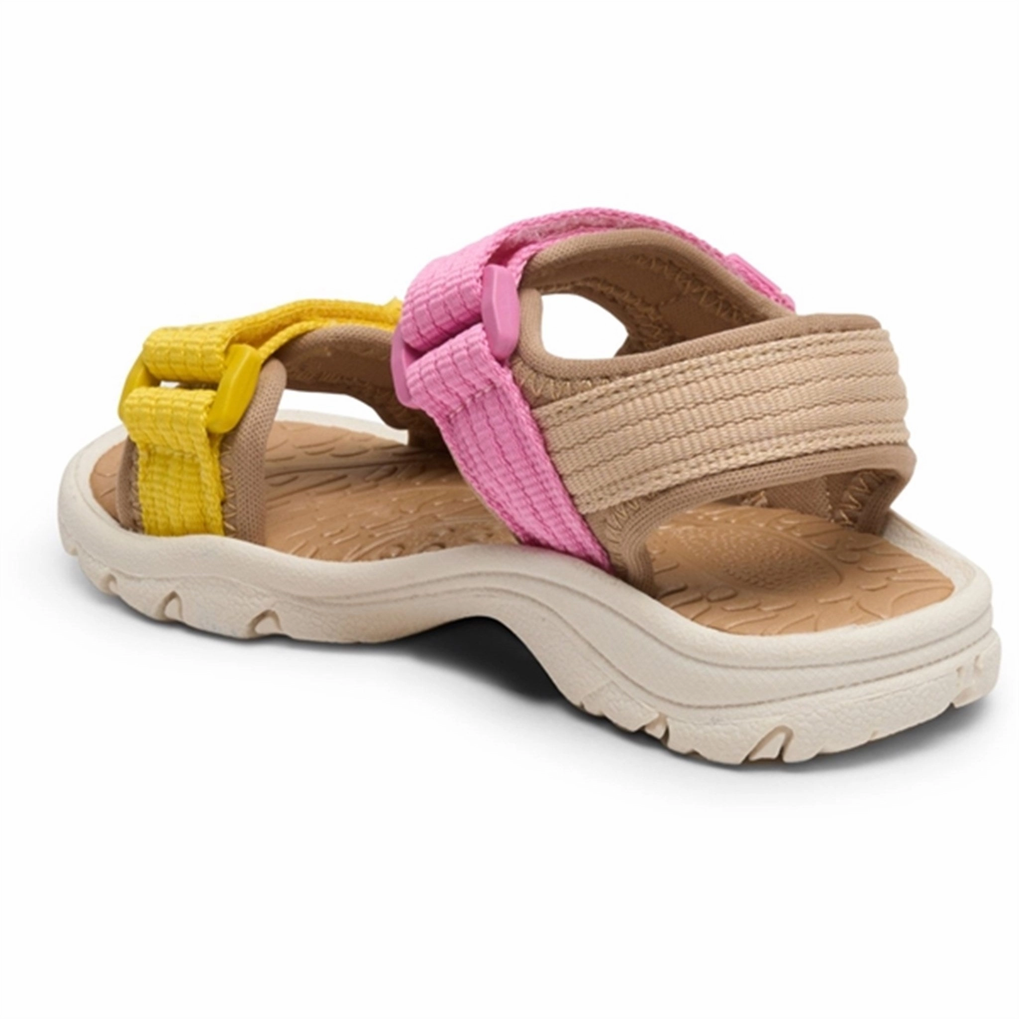 Bisgaard Nico Sandal Yellow/Pink Wedges