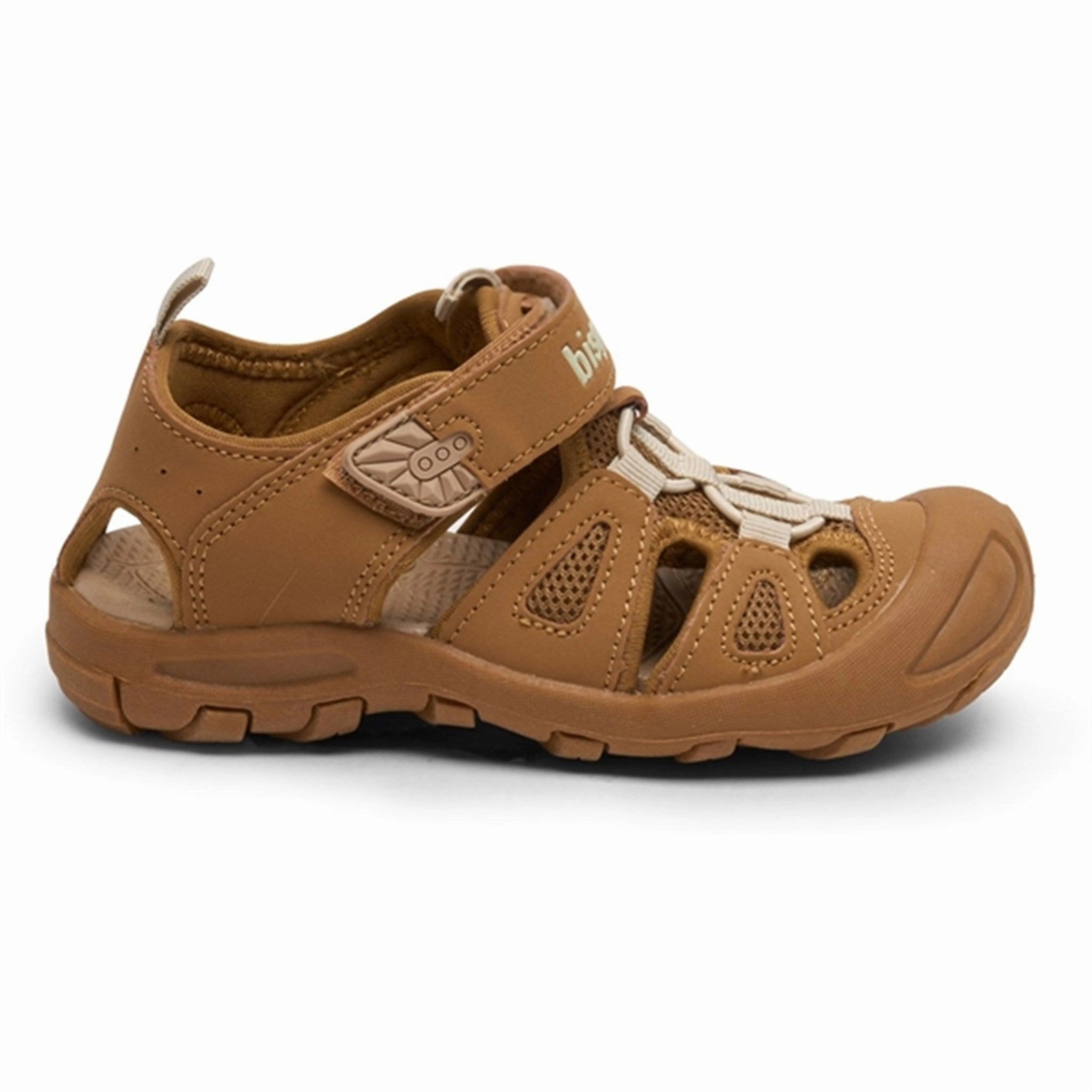 Bisgaard Parker Velcro Sandal Brown Lace-up