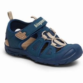 Bisgaard Parker Velcro Sandal Navy Oxfords Travel shoes