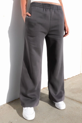Blair Wide Track Pant Charcoal sale t shirts sale bike online