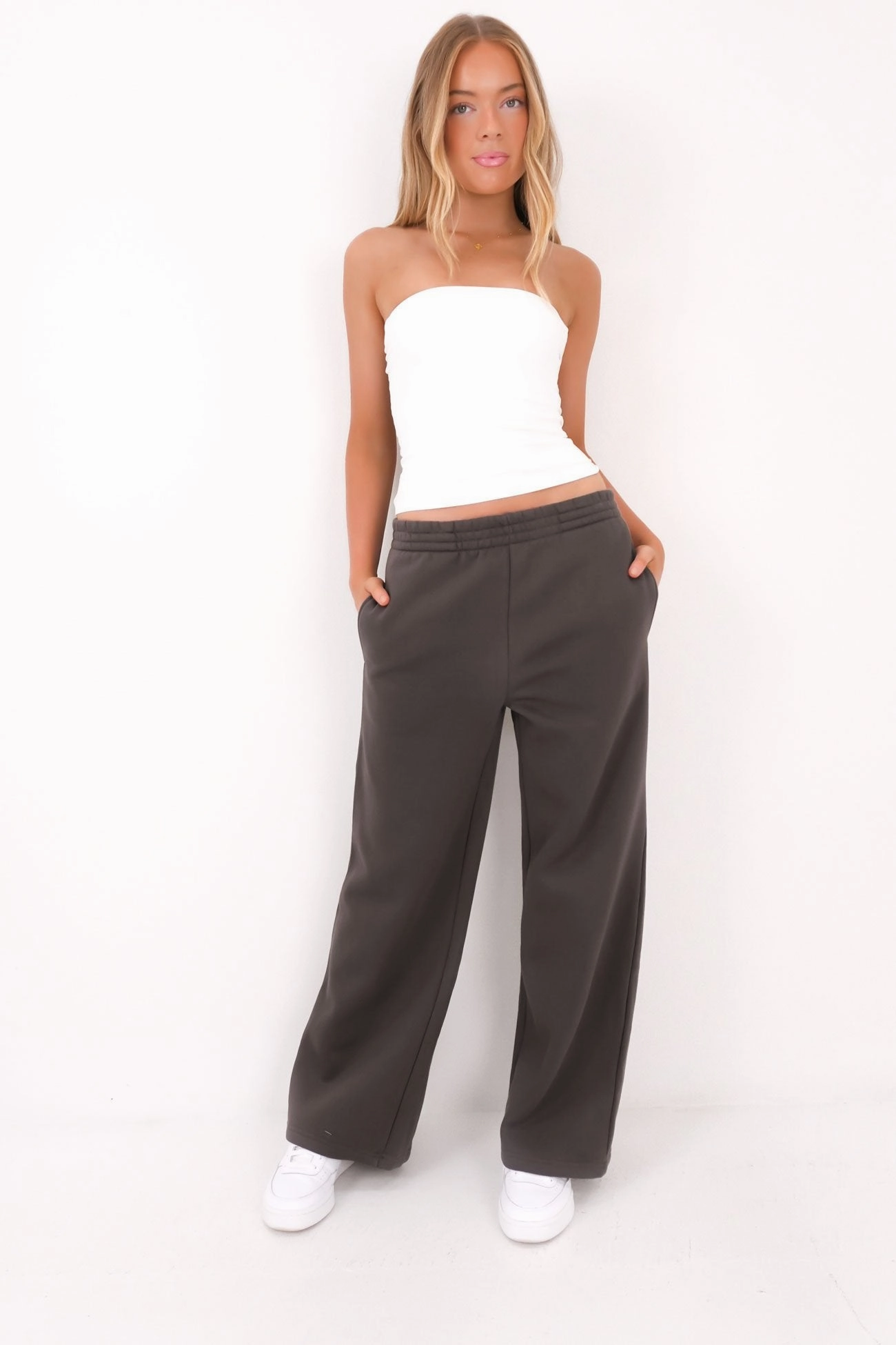 Blair Wide Track Pant Charcoal sale t shirts
