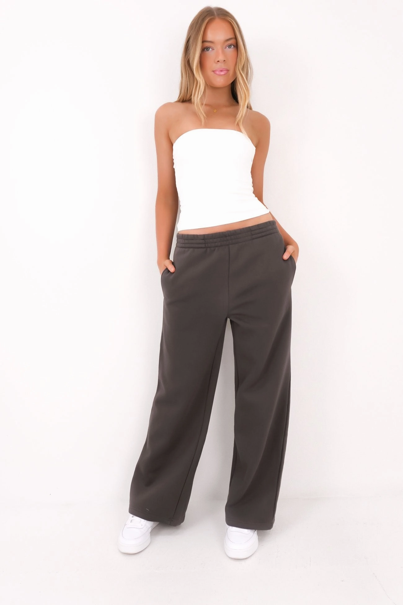 Blair Wide Track Pant Charcoal sale t shirts
