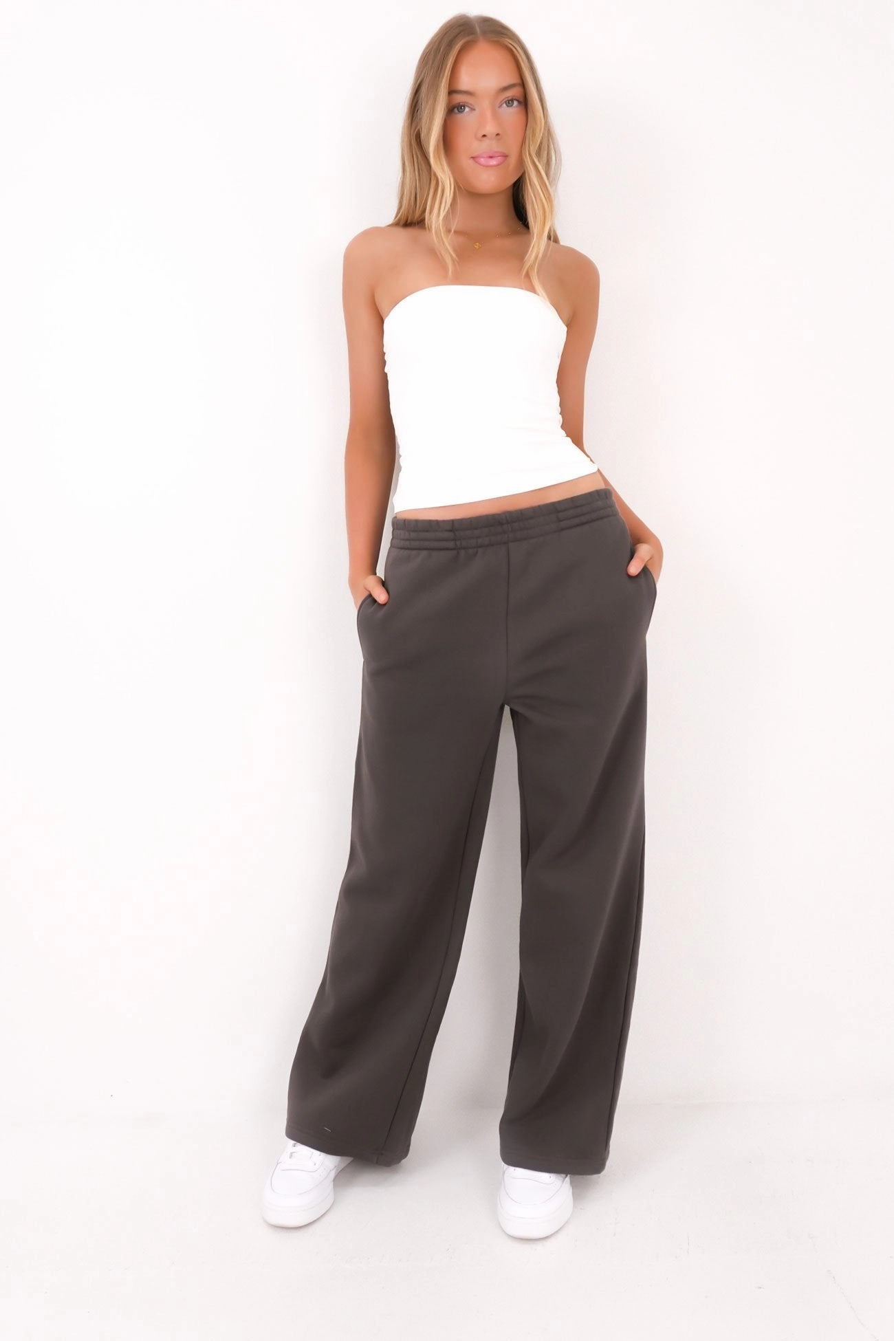 Blair Wide Track Pant Charcoal sale t shirts
