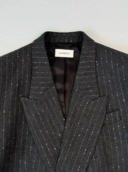 Blazer Doppiopetto Gessato Con Filato Brillante skechers new arrivals for men new collection dior bags