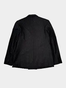 Blazer Doppiopetto Gessato Con Filato Brillante skechers new arrivals for men new collection dior bags