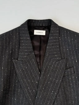 Blazer Doppiopetto Gessato Con Filato Brillante skechers new arrivals for men new collection dior bags