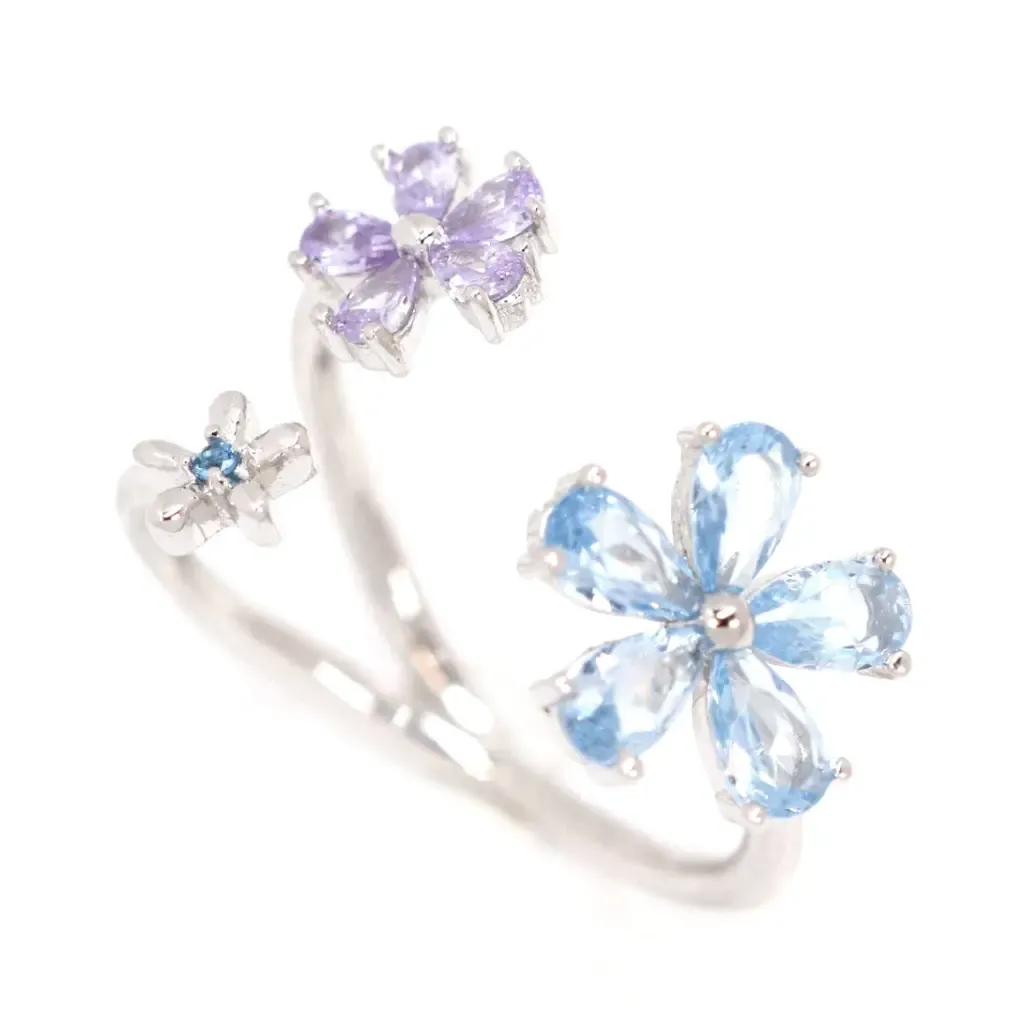 Blossom Blue Ring