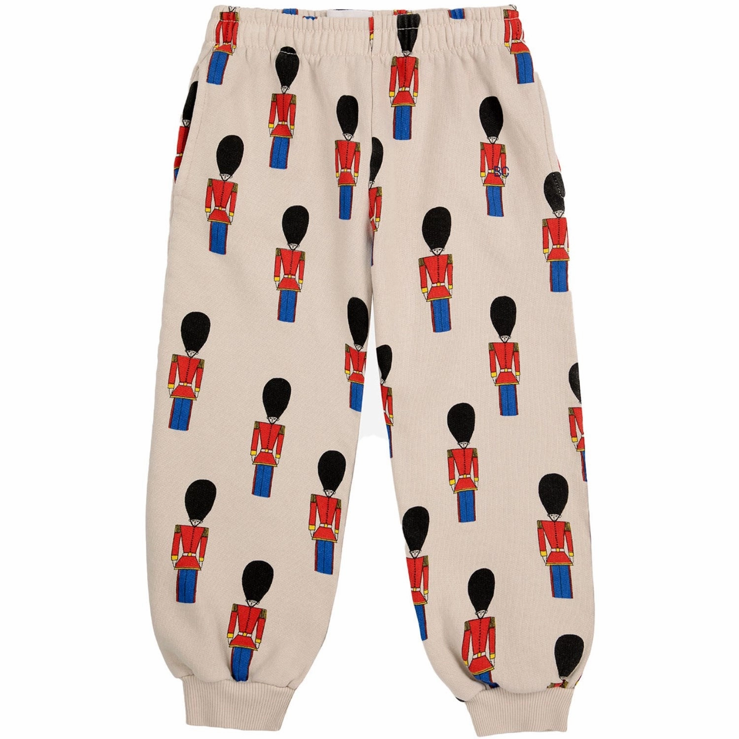 Bobo Choses Light Brown Little Tin Soldiers All Over JAndging Pants Versatile Signature