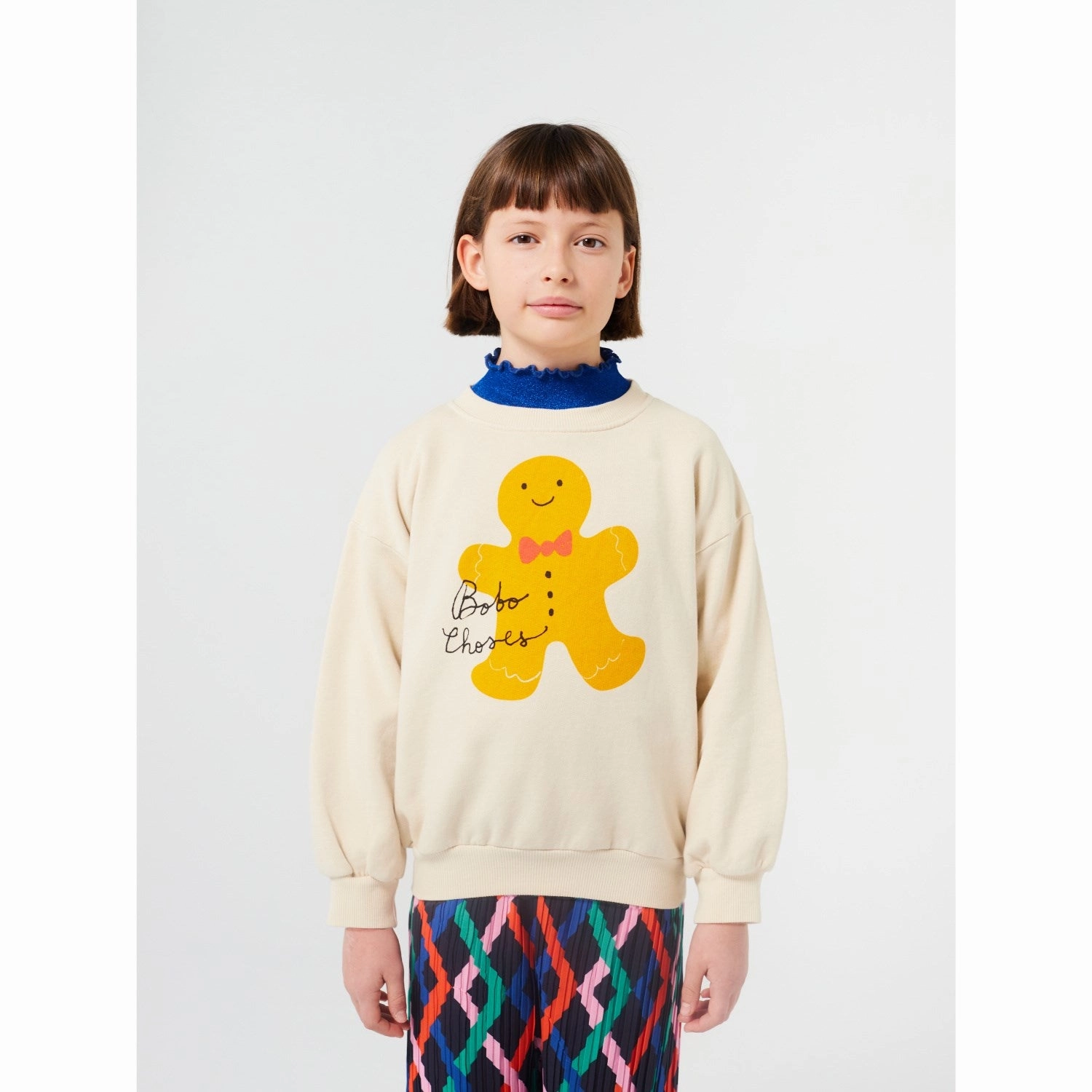 Bobo Choses Offwhite Gingerbread Sweatshirt Design