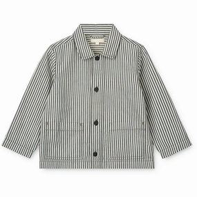 Bold Liewood Y/D Stripe Whale Blue/Creme De La Creme Bruno Jacket Pattern