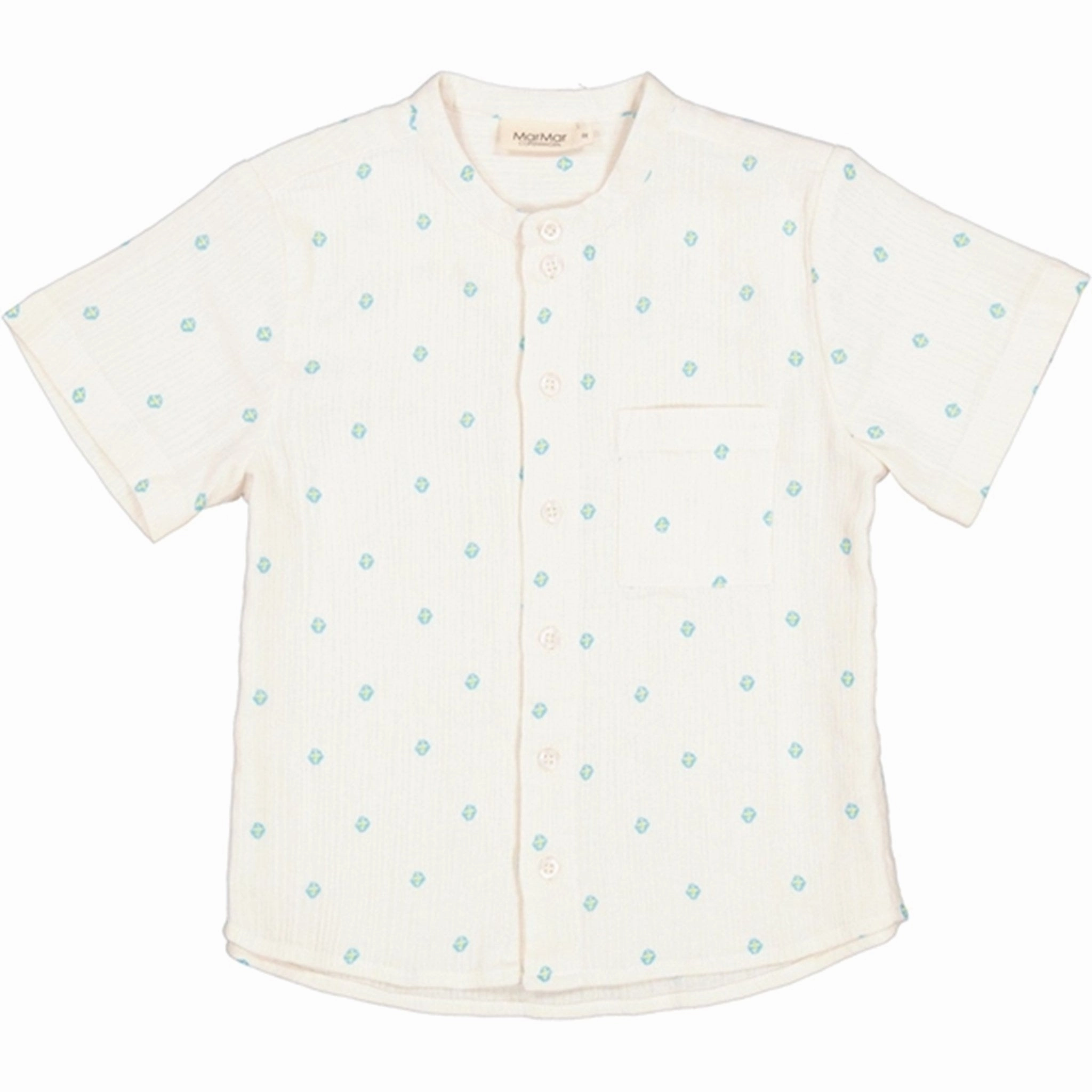 Bow MarMar Geometrics Teo Shirt Denim
