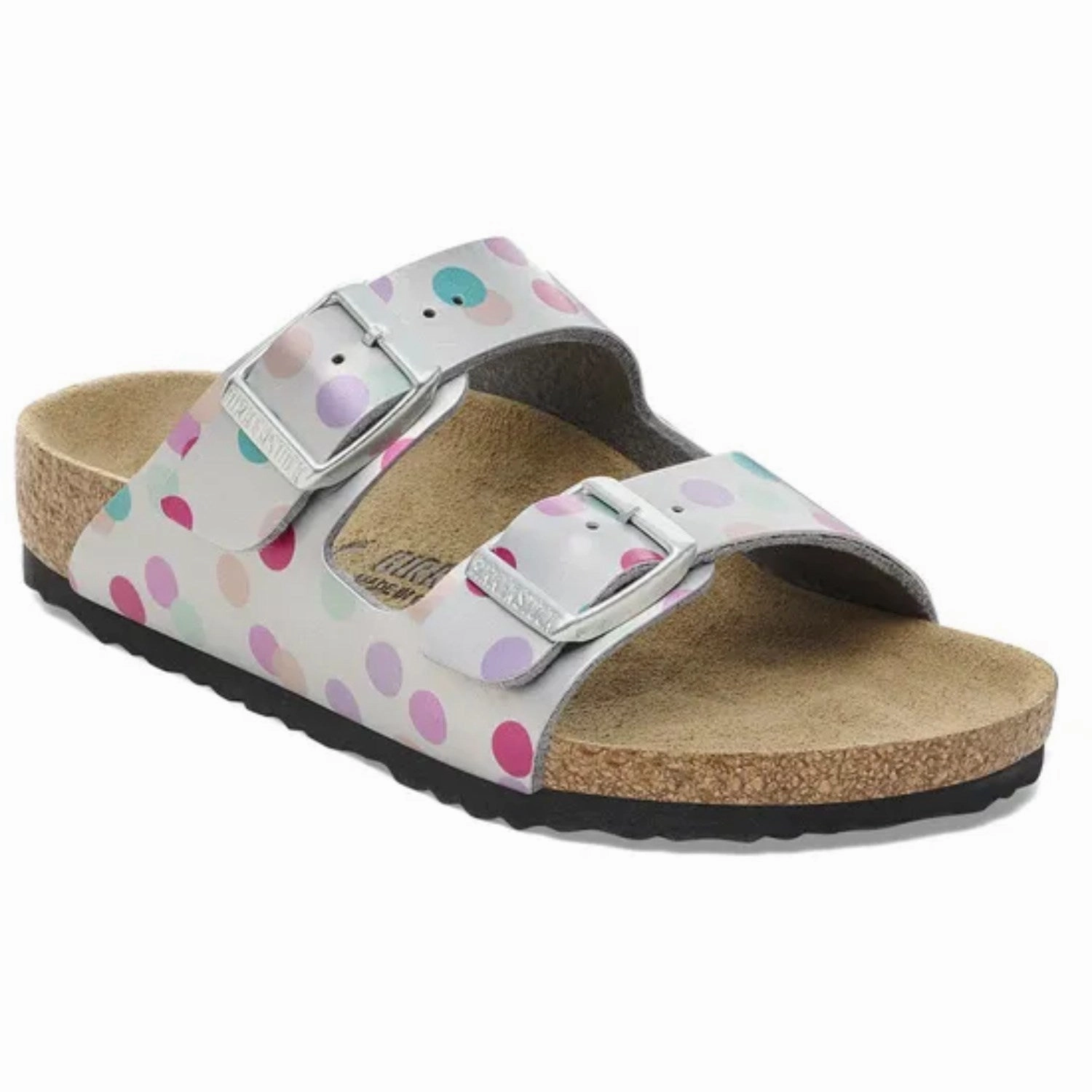 Bowling shoes Birkenstock Arizona Kids BF Elec. Metal. Silver Dots