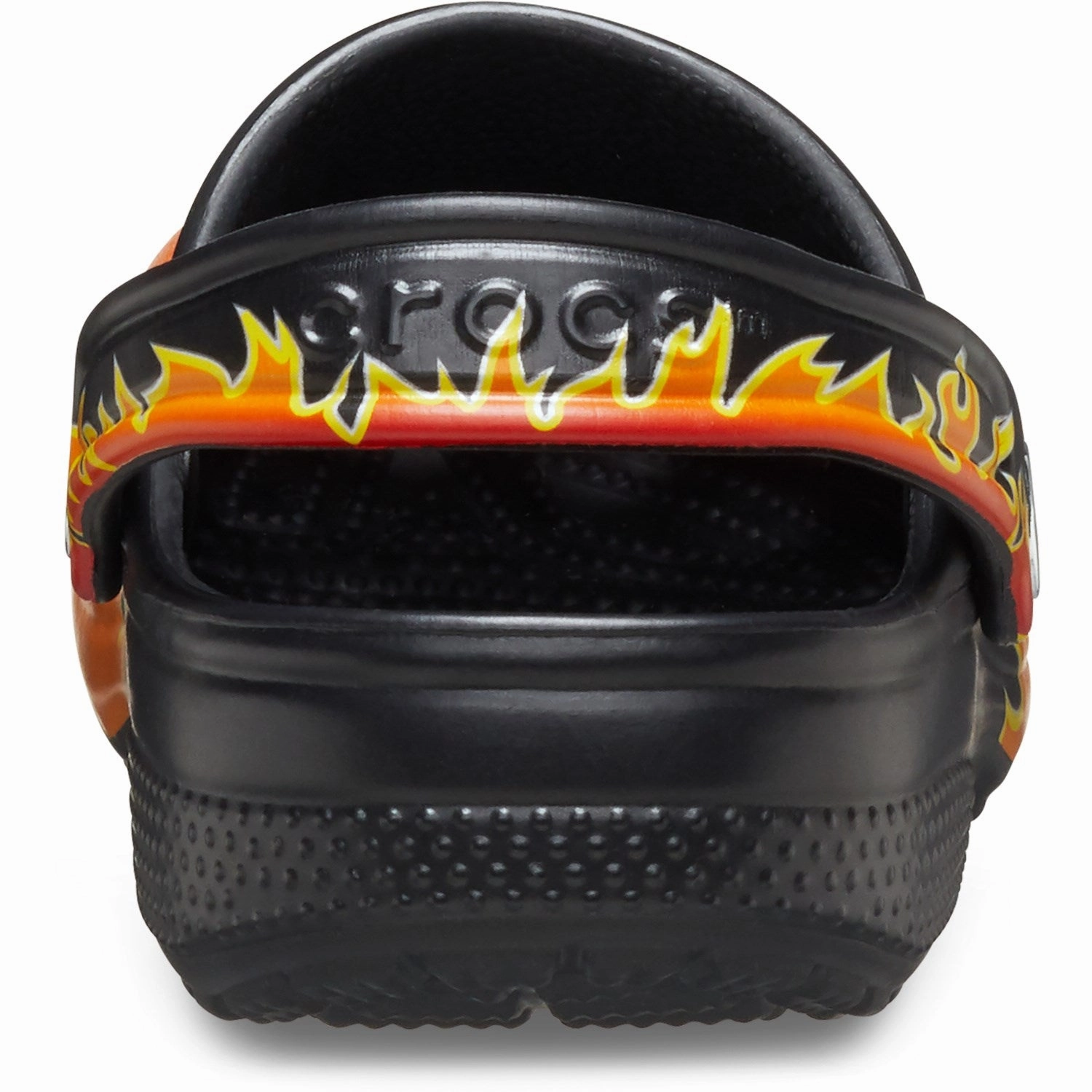 Bowling shoes Crocs Black/Multi Classic Flames Clog