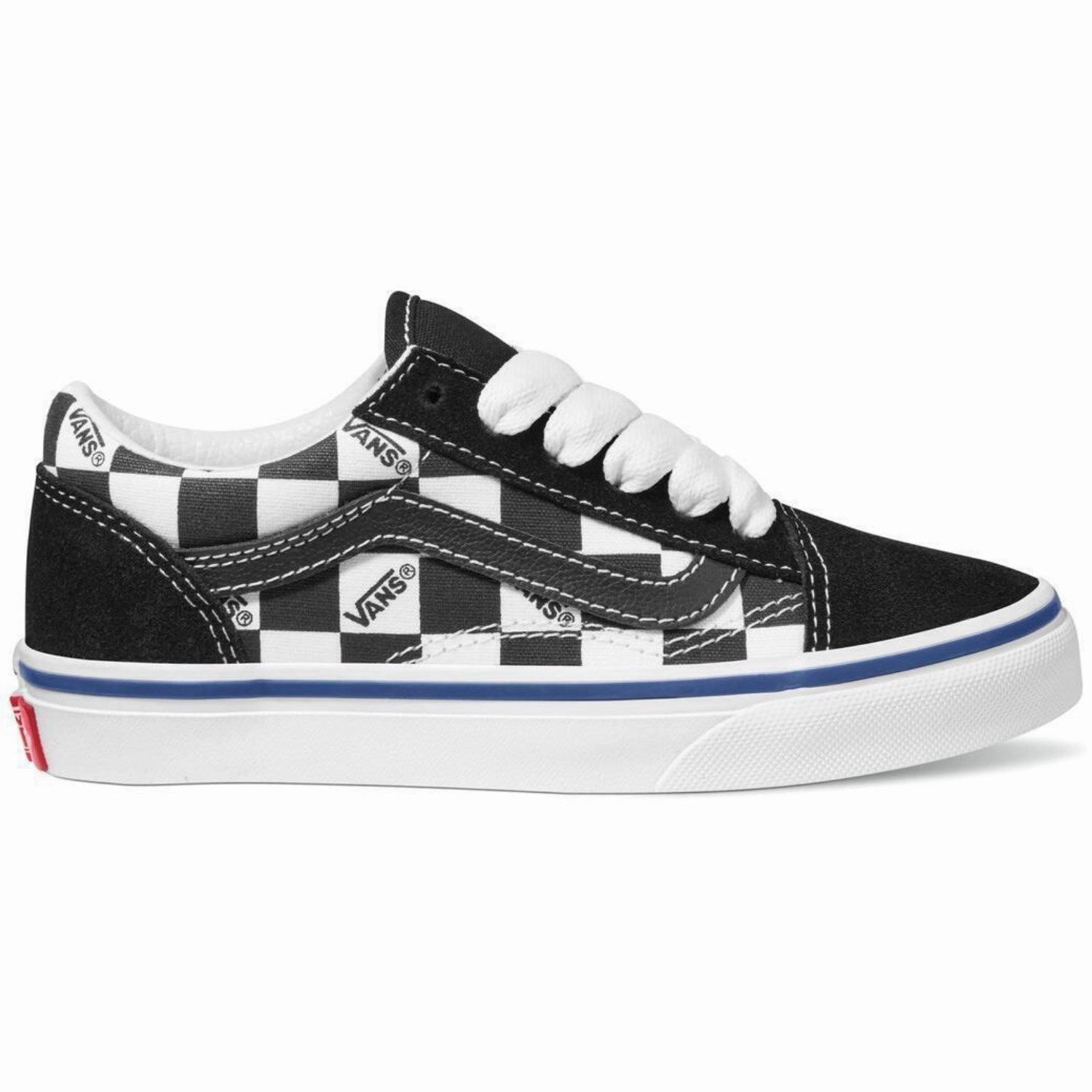 Bowling shoes VANS Check/White Old Skool Logo Derbies
