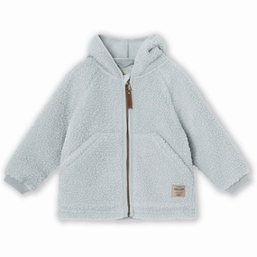 Breathable MINI A TURE LIFF Teddy Fleece Jacket Pearl Blue Athletic