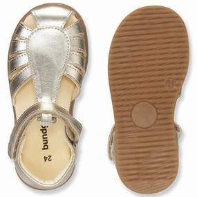 Breathable shoes Bundgaard Caroline II Sandal Champagne Bowling shoes