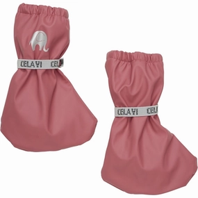 Breathable shoes CeLaVi Polstret PU-Footies W. Fleece Slate Rose Unisex shoes