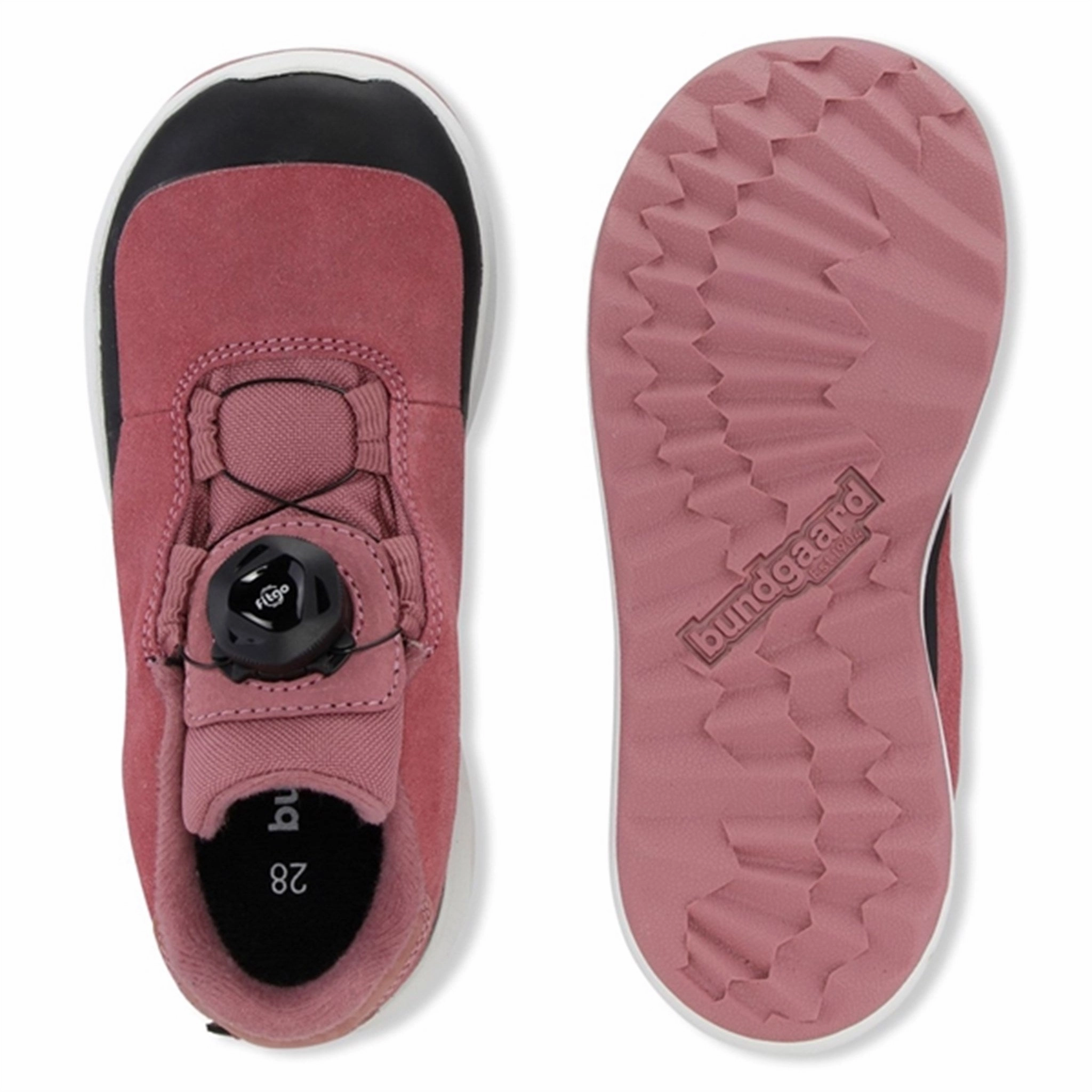 Bundgaard Dannie Lace TEX Sneakers Dark Rose Suede Unisex shoes