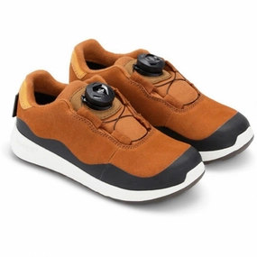 Bundgaard Dannie Lace TEX Sneakers Tan Suede Lace-up Slippers