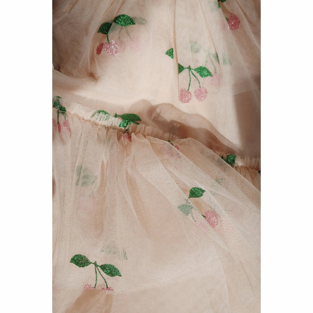 Button Konges Sljd Ma Grande Cerise Pink Glitter Mili Glitter Dress