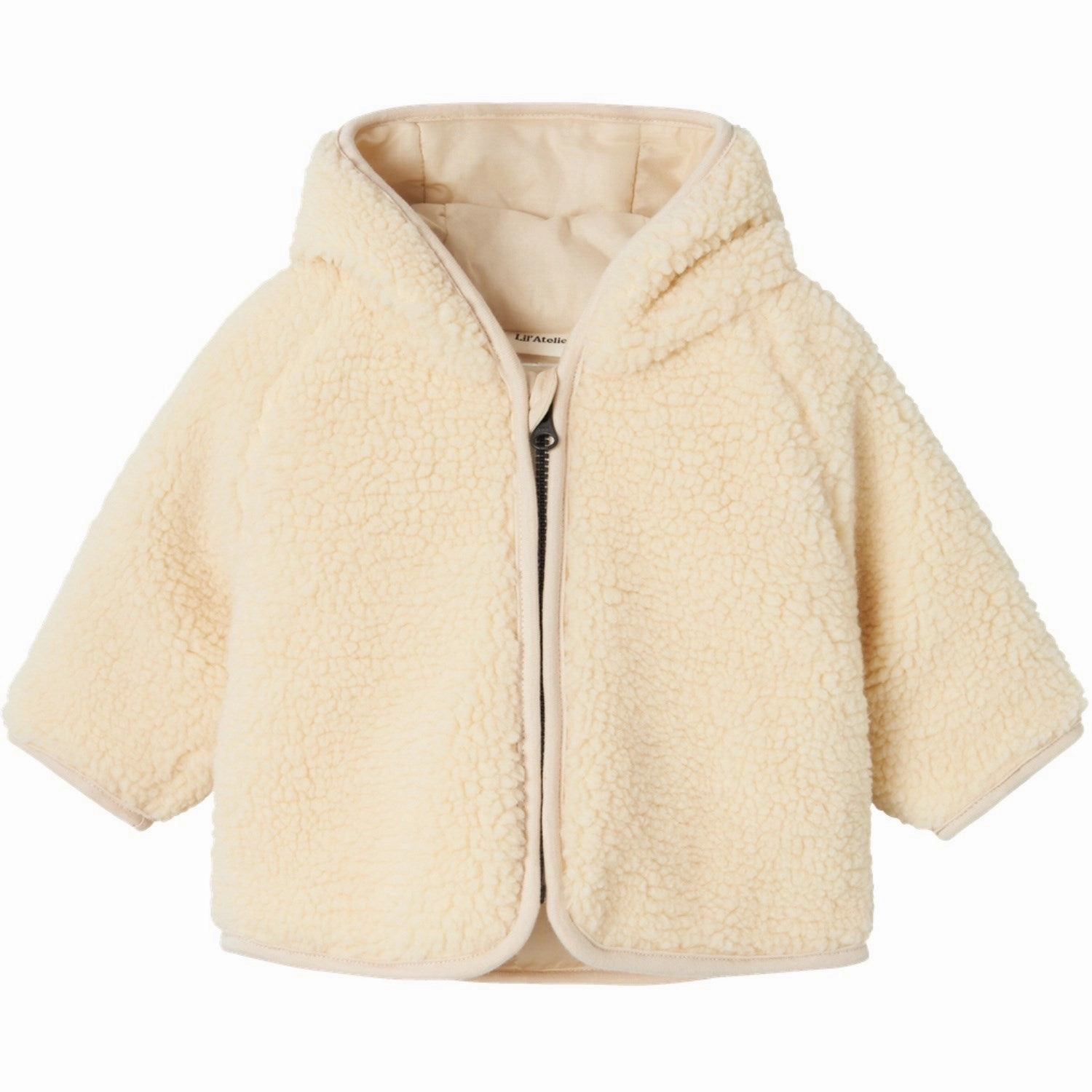 Button Lil'Atelier Sandshell Nalo Loose Sherpa Jacket Edgy