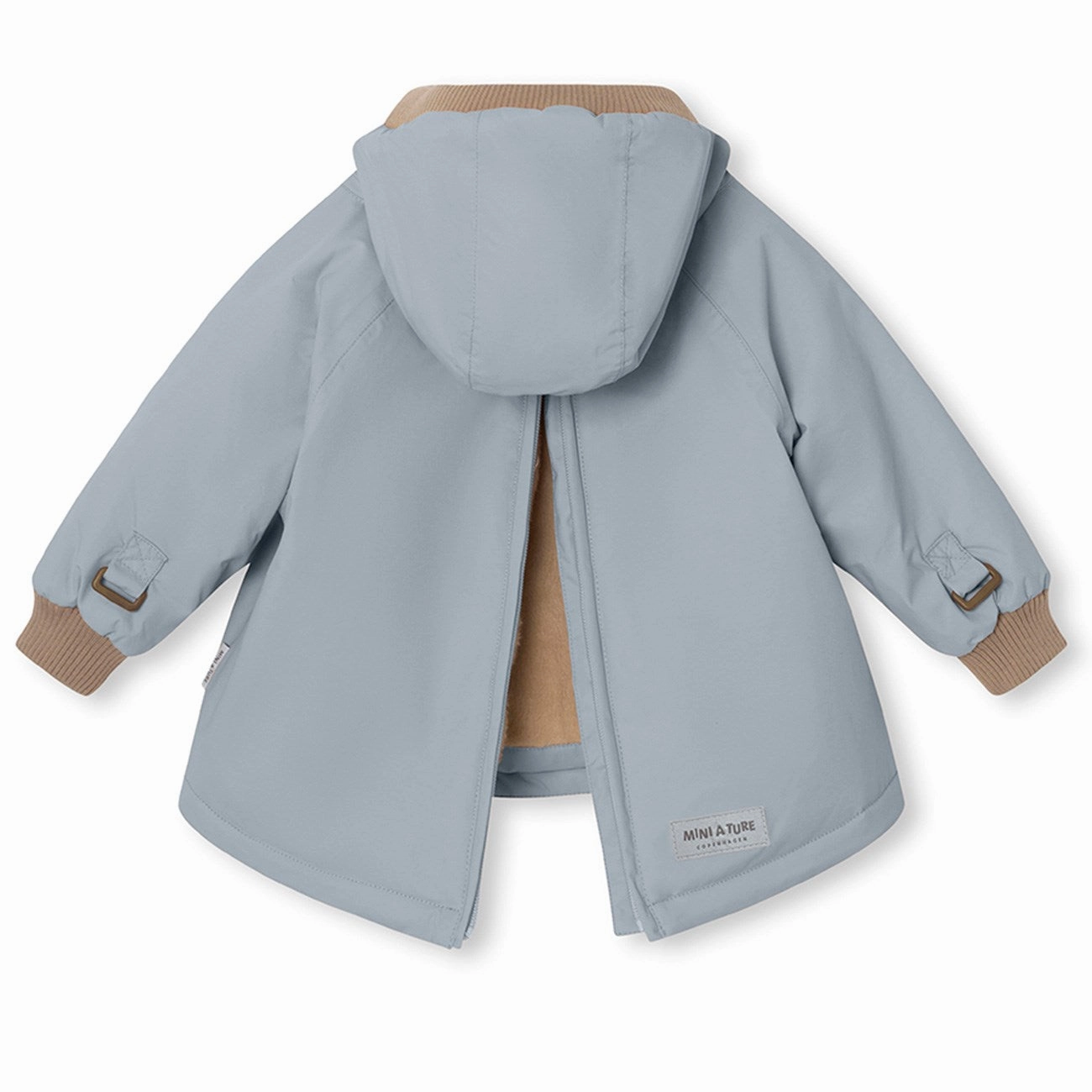 Button Mini A ture Citadel blue Baby Wen Fleece anorak