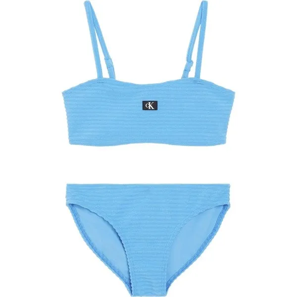 Sleek Calvin Klein Bikini Malibu Blue Sustainable