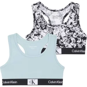Calvin Klein Bralette 2-Pack Halofloralblackaop/Pericloud Original Iconic