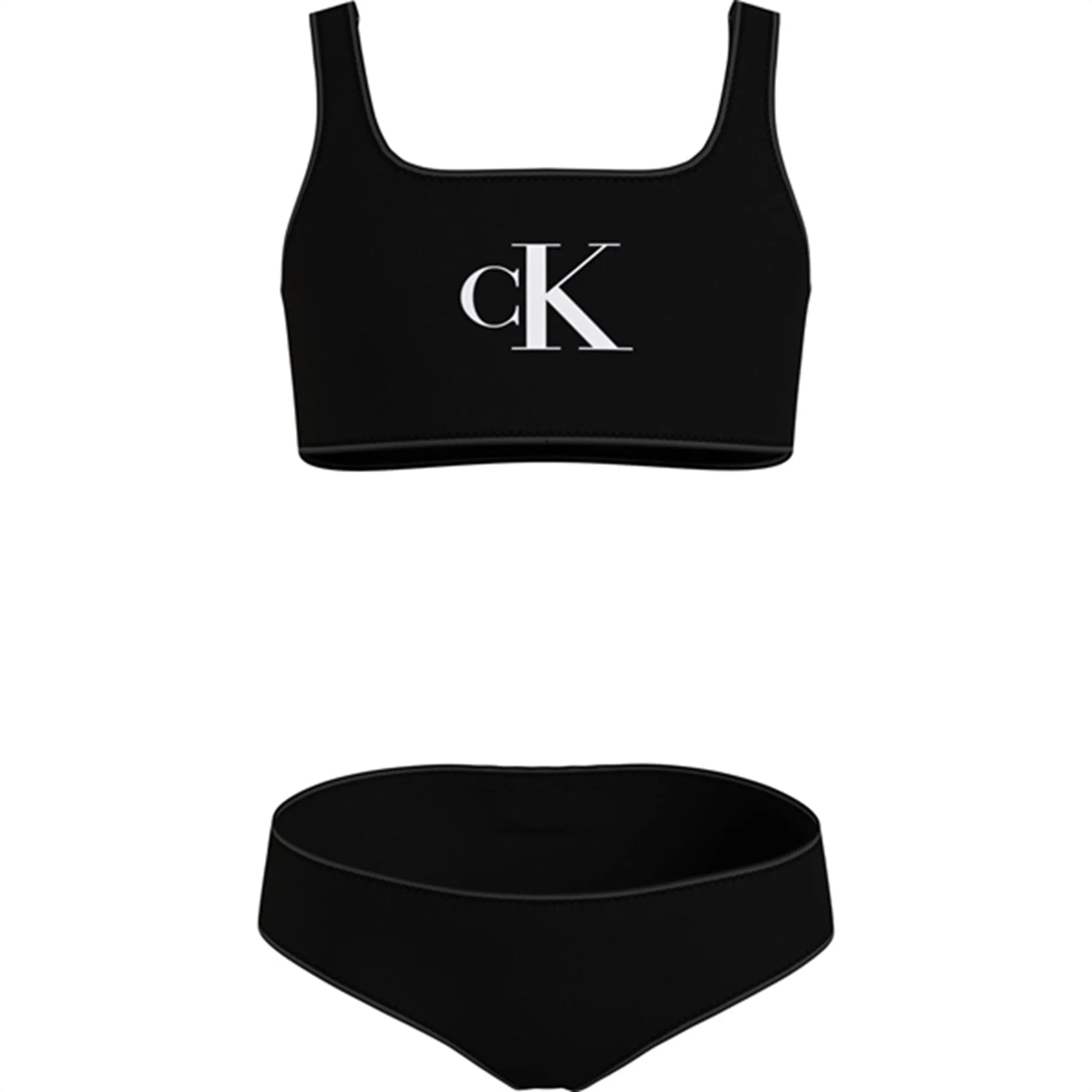 Calvin Klein Bralette Bikini Set Pvh Black Retro Luxury